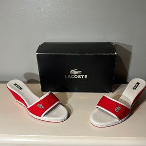 Lacoste wedges
